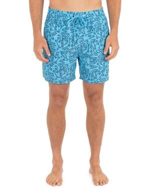 Hurley Cannonball Volley 17" Swimsuits - Blue