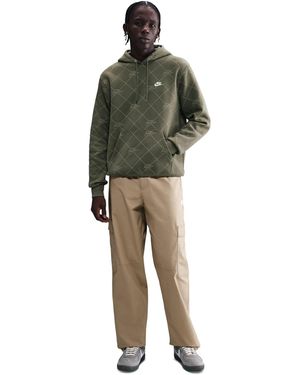 nike sportswear club fleece olive grey