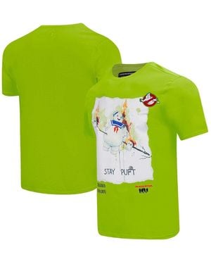 FREEZE MAX And Ghostbusters Marshmallow T-shirt - Green