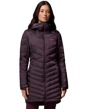 Columbia Joy Peak Ii Puffer Hooded Lightweight Jacket - Red