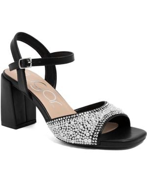 Sugar Gwenith Embellished Dress Sandals - Black