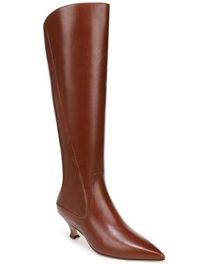 27 EDIT Naturalizer Pepper Wide Calf Tall Dress Boots - Brown