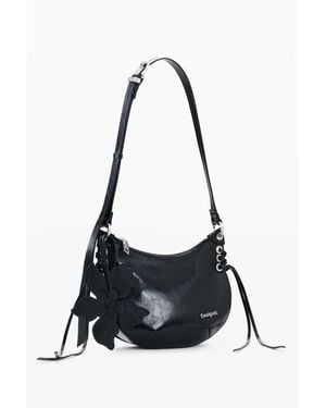 Desigual Crossbody Wallet Seams - Black