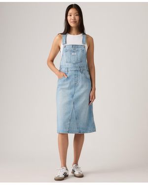 Levi's Relaxed Fit Sleeveless Skirtall Dress - Blue
