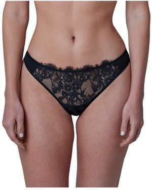 Skarlett Blue Entice Front Lace Thong - Pink