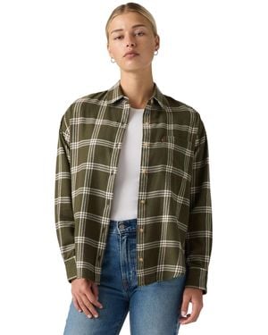 Levi's Nash Plaid Flannel Shirt - Green