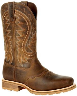 Durango Maverick Pro Steel Toe Waterproof Western Work Boot - Brown