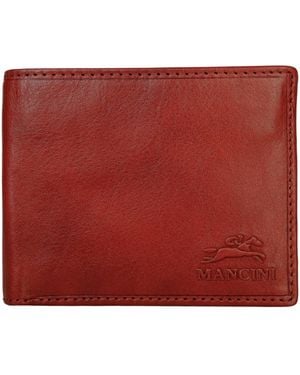 Mancini Bill-fold Wallet - Red