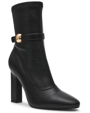 Steve Madden Aroma-b Studded High-heel Dress Booties - Black