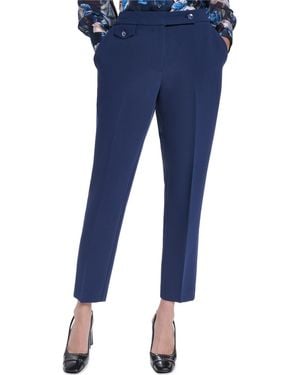 KARL LAGERFELD Mid-rise Ankle Pants - Blue