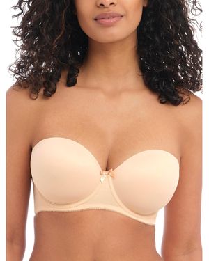 Freya Deco Strapless Bra - Brown