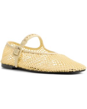 ALDO Alissie Mesh Almond Toe Ballerinas Flats - White