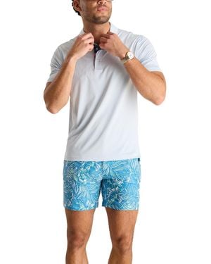 Chubbies The Baby Blue Bell Short Sleeve Polo Shirt