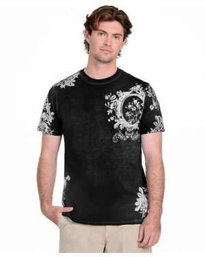 Guess Floral T-shirt - Black