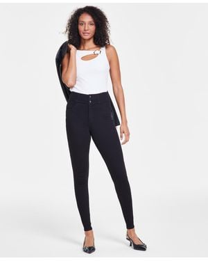 INC International Concepts Curvy High-rise Skinny Jeans - Blue