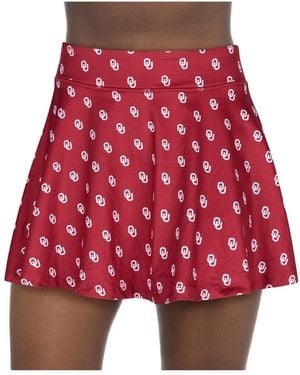 ZooZatZ Oklahoma Sooners All-over Print Flowy Skort - Red