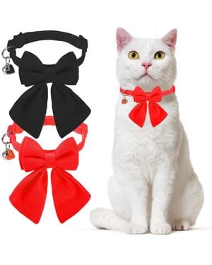 Aronkl Breakaway Cat Collars - Red