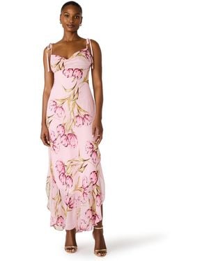 Steve Madden Jaila V-neck Dress - Pink