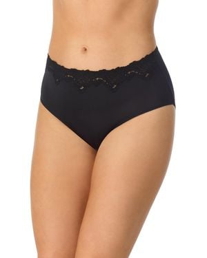 Le Mystere Lace Allure Full-coverage High-waisted Panty - Black