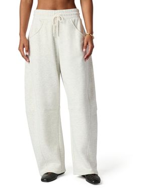 Florence By Mills Barrel Leg Sweatpants - White