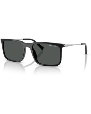 ARMANI EXCHANGE Geometric Sunglasses Ax4175su - Black