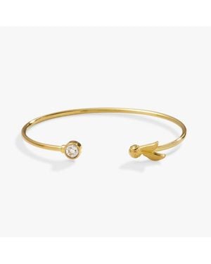 ALEX AND ANI Harry Potter Golden Snitch + Crystal Flex Cuff - Metallic