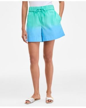 On 34th Ombre Drawstring Shorts - Blue