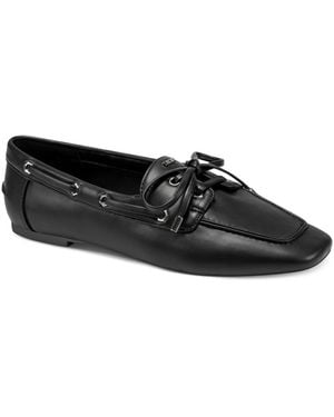 DKNY Delmar Slip-on Boat Shoes - Black