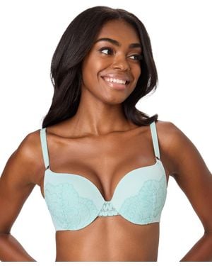 Maidenform Love The Lift Satin Push-up Bra Dm9900 - Blue