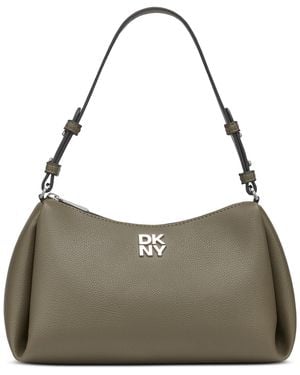 DKNY Remy Top Zip Shoulder Bag - Gray