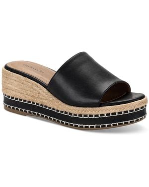 Style & Co. Hayess Wedge Sandals - Black