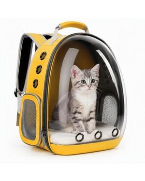 Promounts Pet Carrier Backpack For Cats & Small Dogs - Metallic