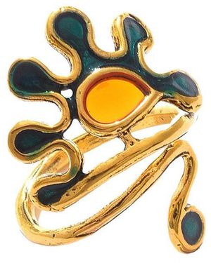 SOH Sun Finger Ring - Metallic