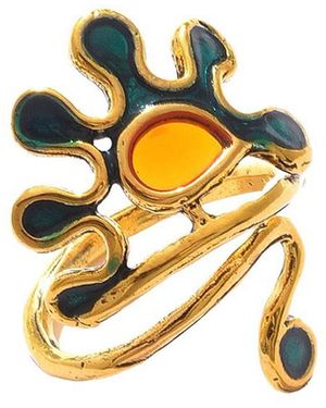SOH Sun Finger Ring - Metallic