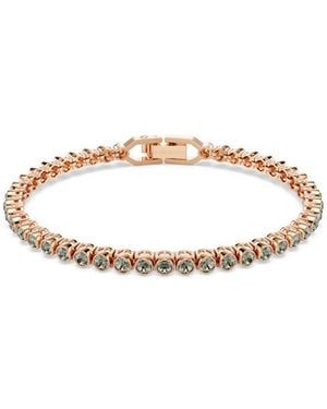 Swarovski Swaroski Imber Emily Rose Gold-tone Plated Tennis Bracelet - White