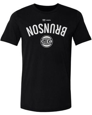 500 Level Jalen Brunson New York Knicks Invert T-shirt - Black