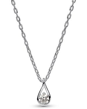 PANDORA Infinite Lab-grown Diamond Pendant Necklace - Metallic