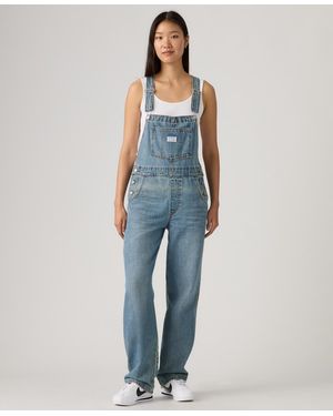Levi's Vintage-inspired Drapey Fit Denim Overalls - Blue