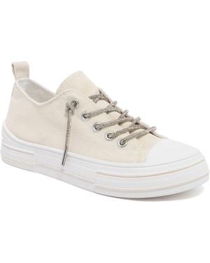 Sugar Awesome Round Toe Casual Sneakers - White
