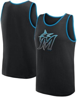 LOGO ATHLETIC Miami Marlins Unmatched Success Tank Top - Blue