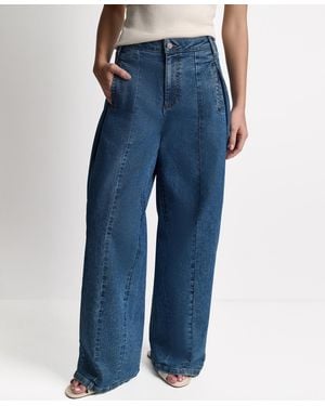 BCBGMAXAZRIA Wide-leg Loose-fit Sailor Jeans - Blue