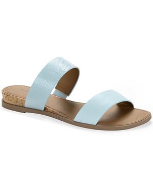 Style & Co. Elliee Flat Sandals - Blue