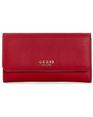 Guess Bethany Mini Trifold Wallet - Red