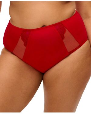 Elomi Plus Size Brianna Full Coverage Brief - Red