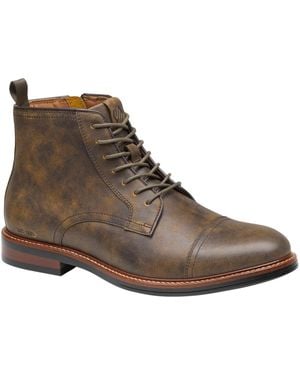 Johnston & Murphy Xc Durham Cap-toe Boots - Brown