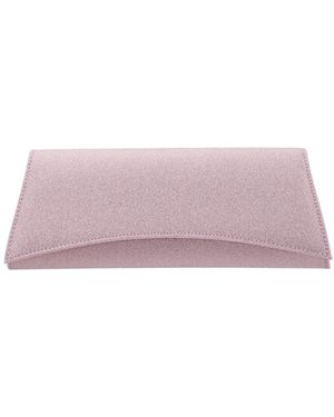 Nina Zoey Glitter Small Clutch Handbag - Purple