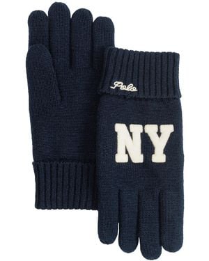 Polo Ralph Lauren Fleece-lined Gloves - Blue