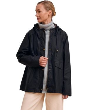 Celtic & Co. British Pleat Waxed Jacket - Blue