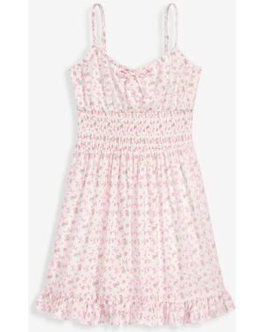 With Jules Girls' 7-20 Berry-print Sleeveless Dress - Pink
