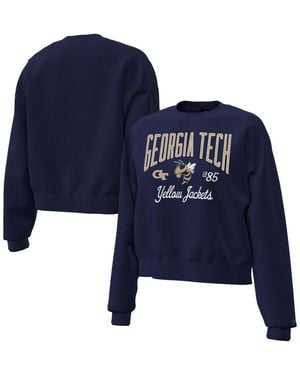 Under Armour Georgia Tech Yellow Jackets Icon Fleece Sweatshirt - Blue